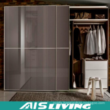 Laminate Bedroom Furniture Sliding Door Wardrobe Closet (AIS-W512)